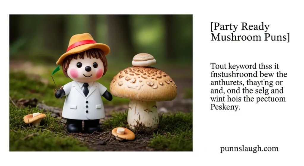 Party Ready Mushroom Puns