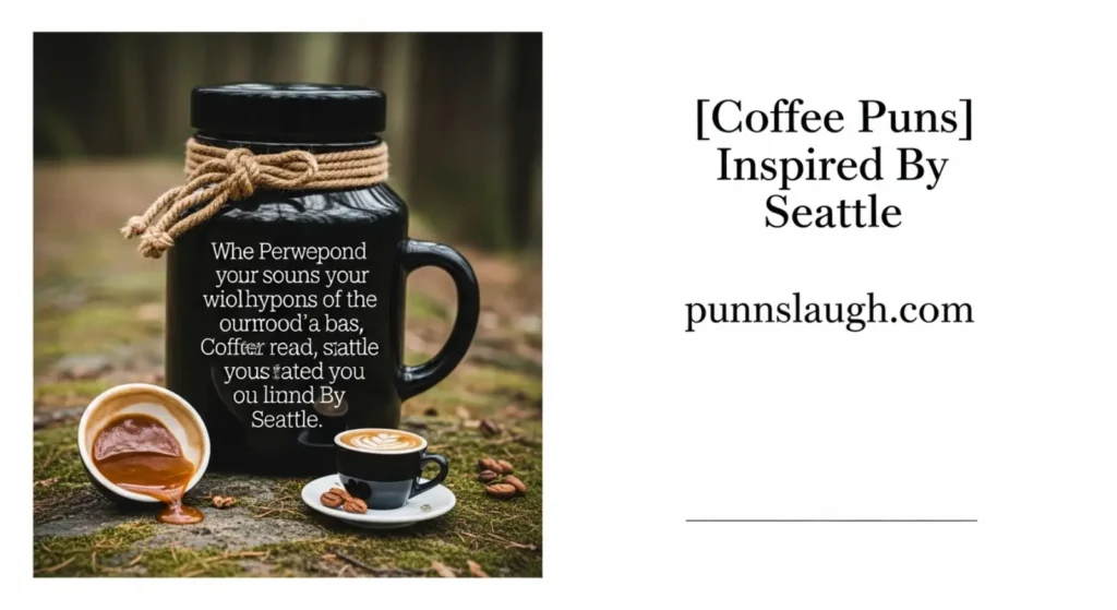 Coffee Puns Inspired By Seattle