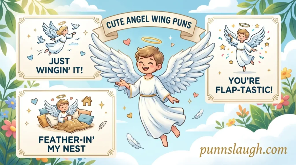 Cute Angel Wing Puns