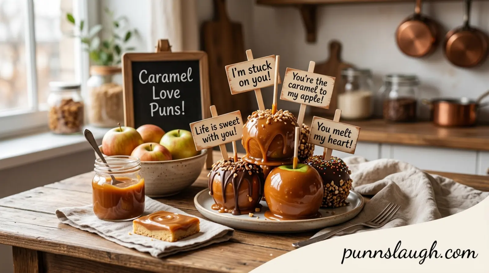 Caramel love puns