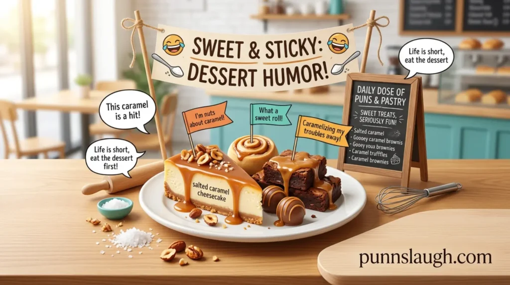 Dessert humor caramel