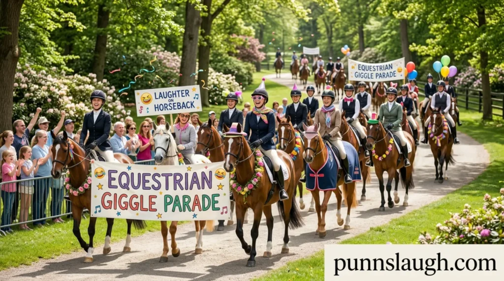 Equestrian Giggle Parade