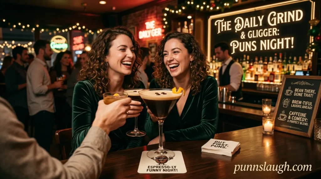 Espresso Martini Puns Night Out Coffee