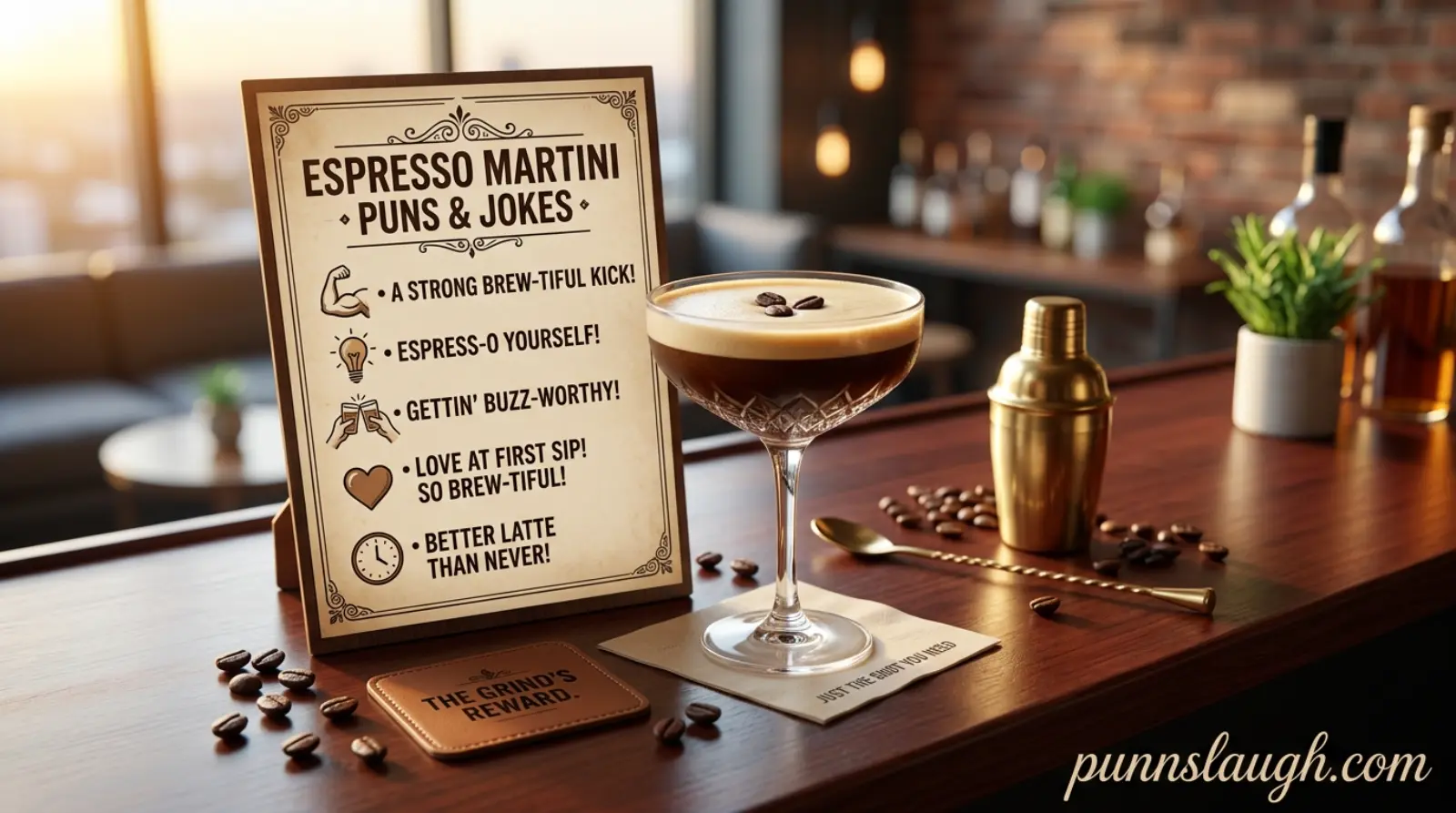Espresso Martini Puns