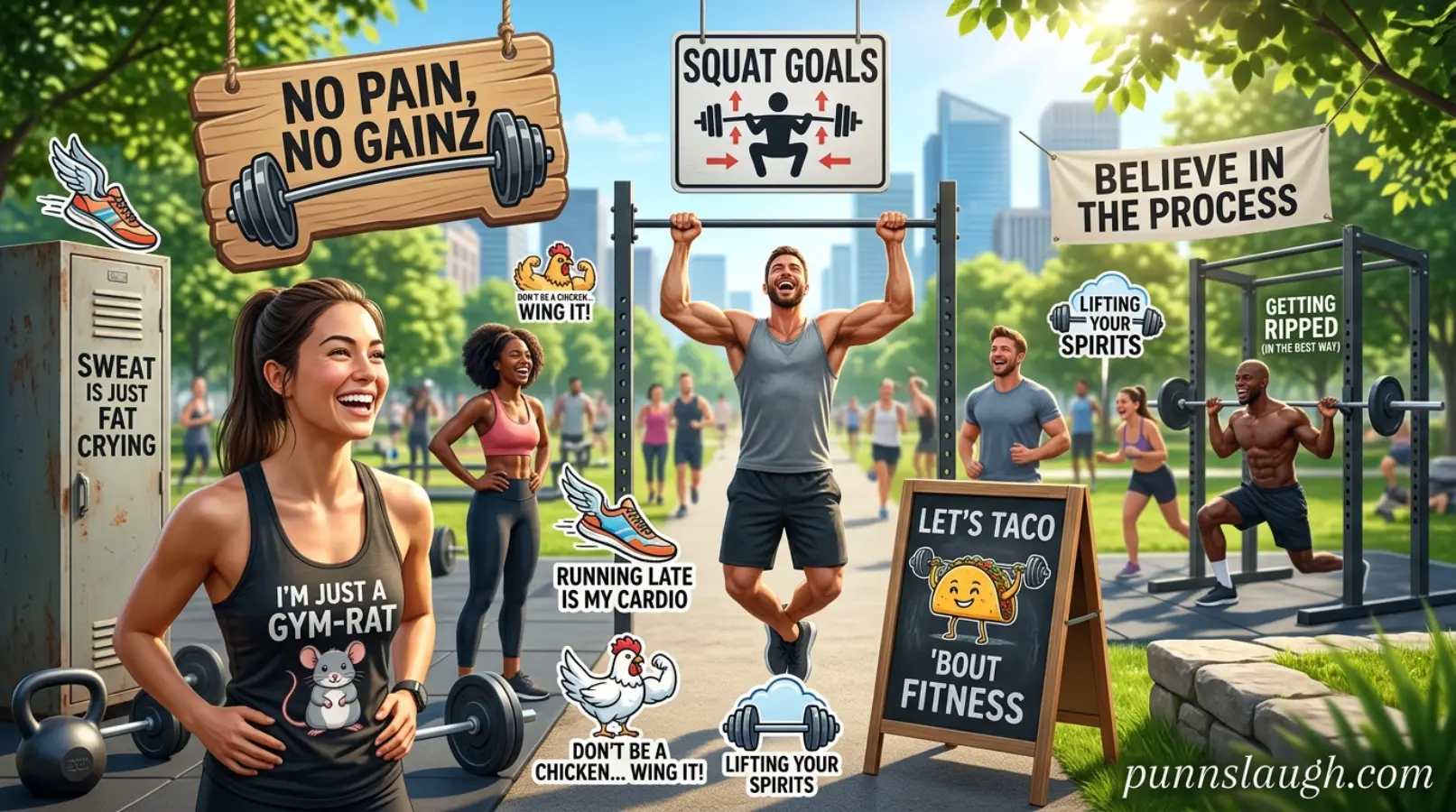 Fitness Puns