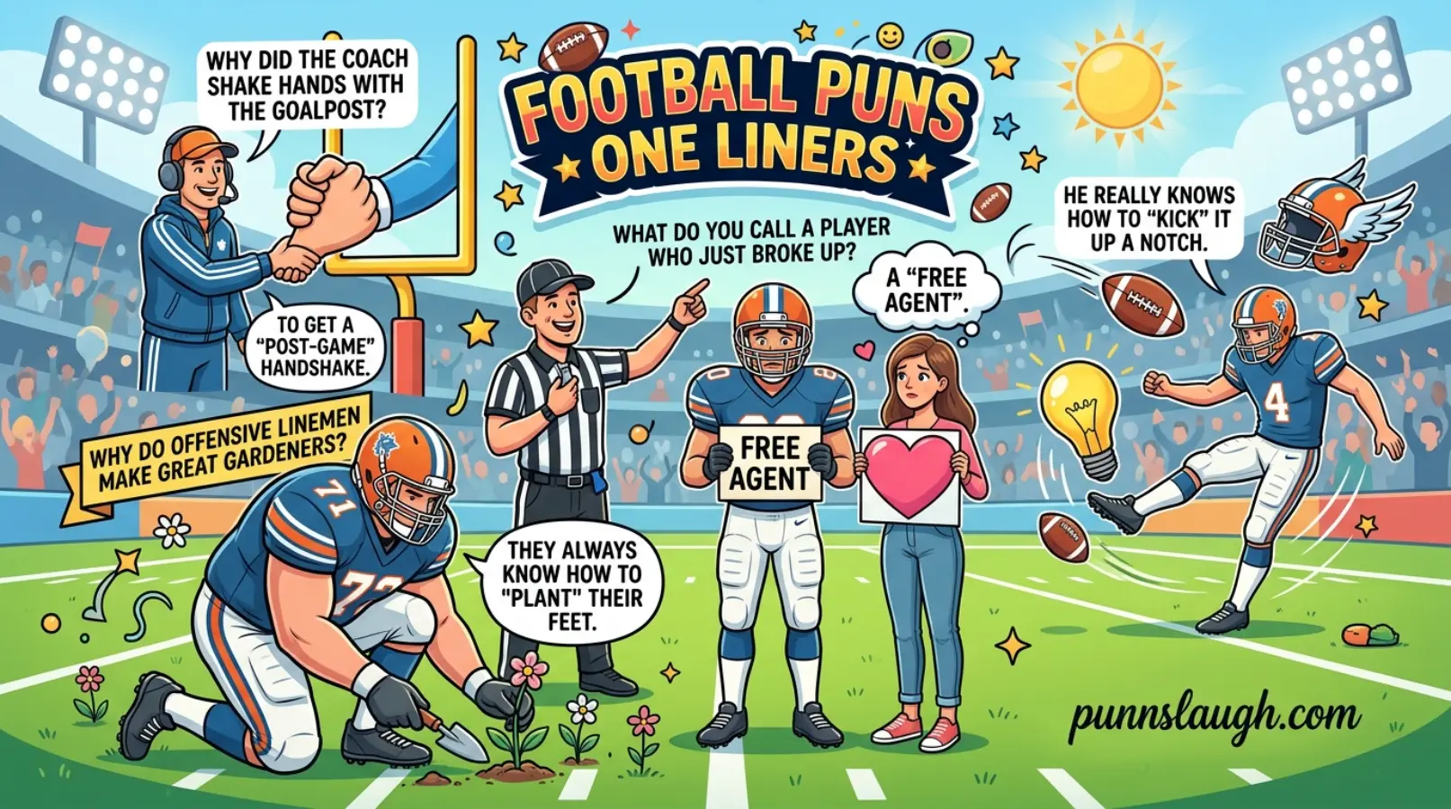 Football Puns One Liners