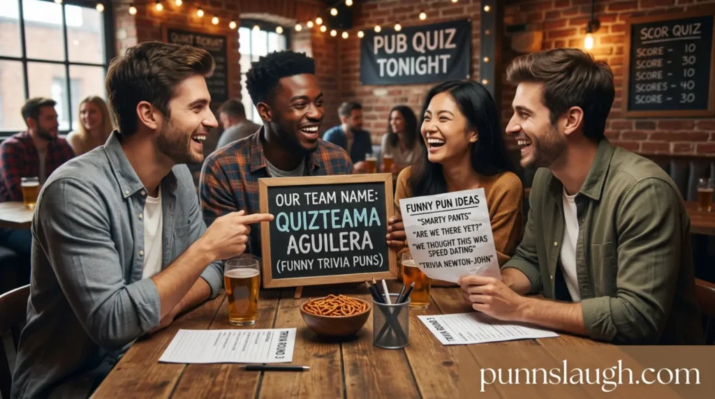 funny trivia team puns