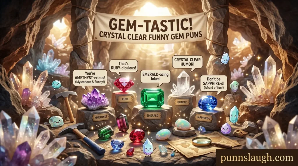 Crystal Clear Funny Gem Puns