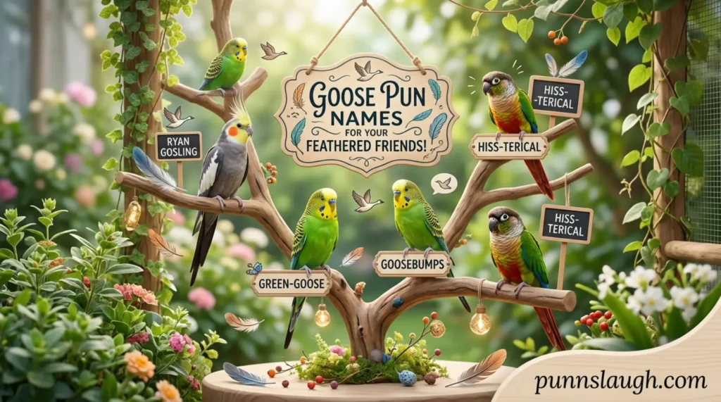 Goose Pun Names For Pet Birds