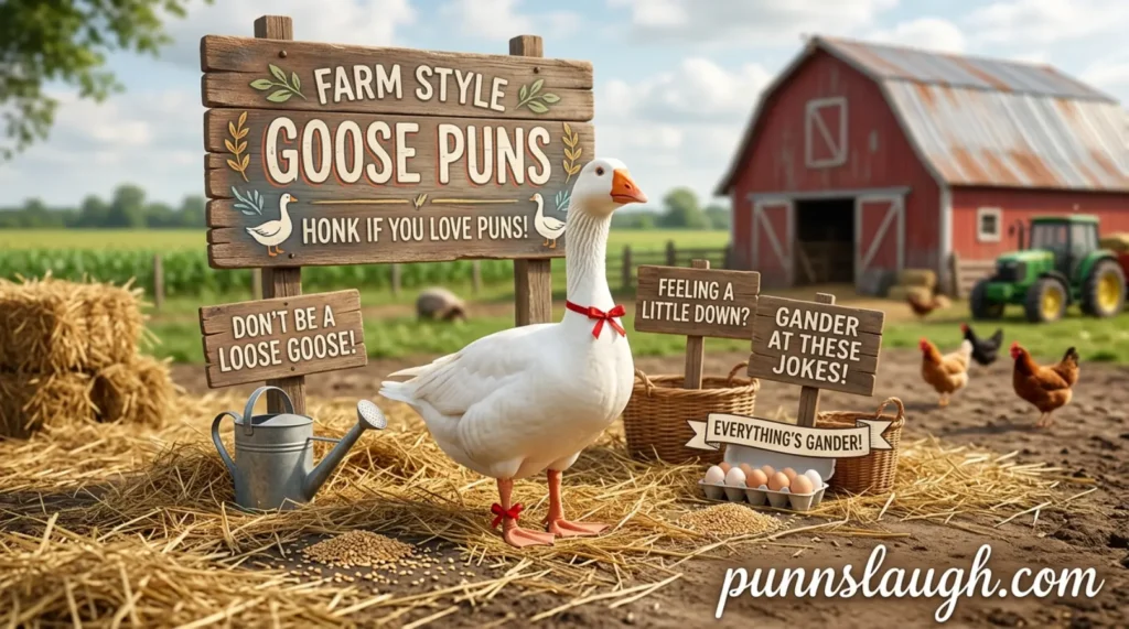 Farm Style Goose Puns