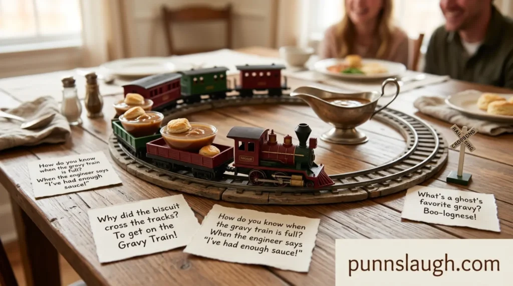 Gravy train jokes