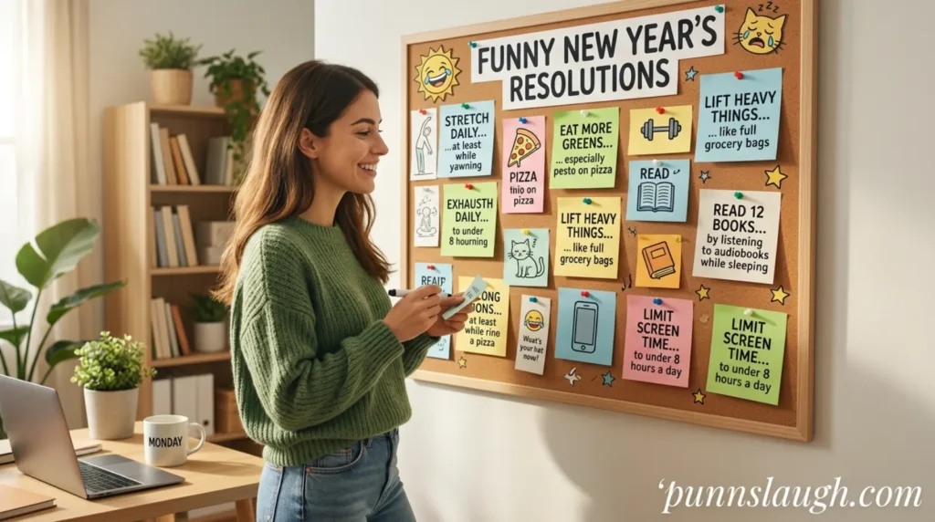 Resolution Goals With A Funny Twist