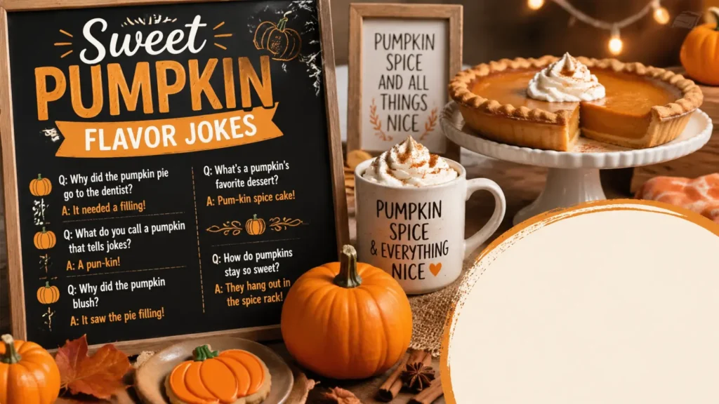 Sweet pumpkin flavor jokes