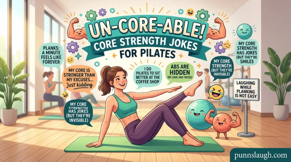Core strength jokes for Pilates