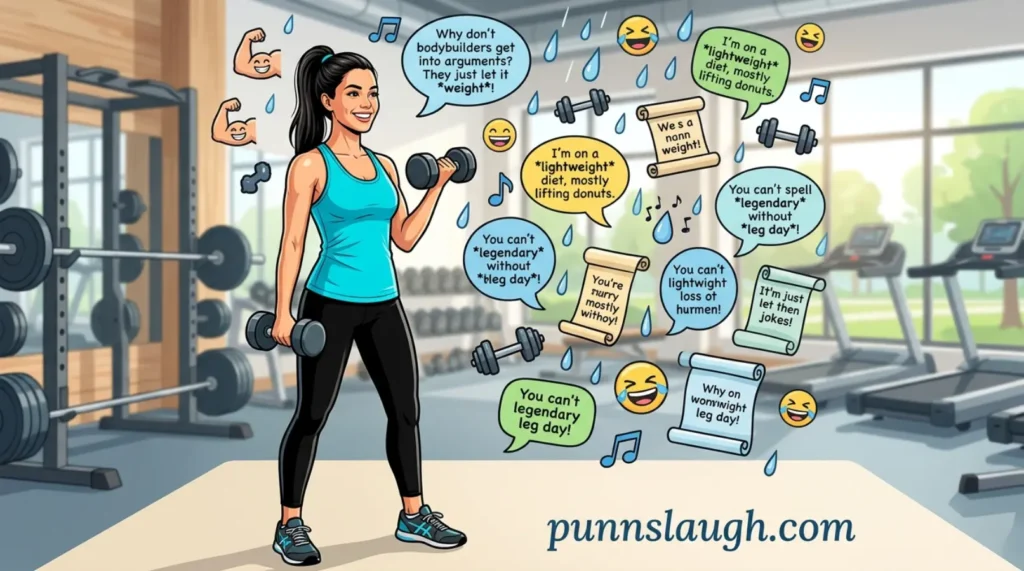 raining jokes for muscle