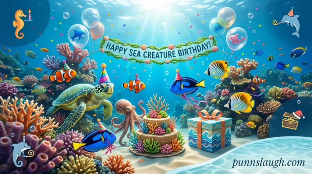 Sea creature birthday