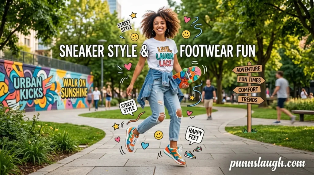 Sneaker Style And Footwear Fun