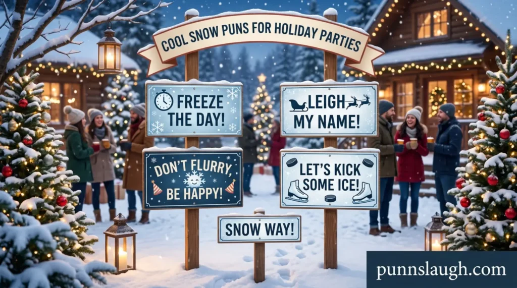 Cool Snow Puns For Holiday Parties