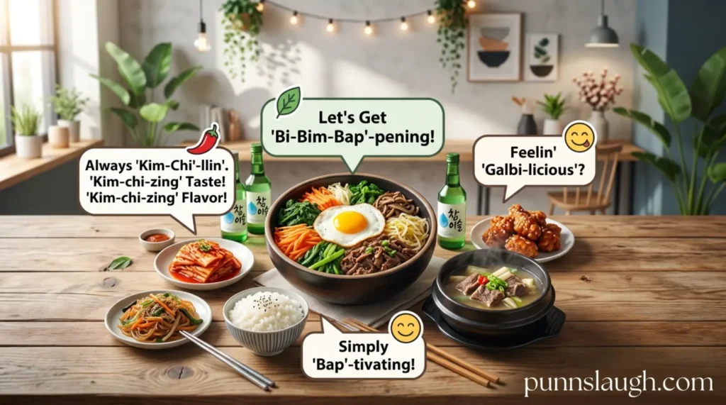 Tasty Korean Food Puns