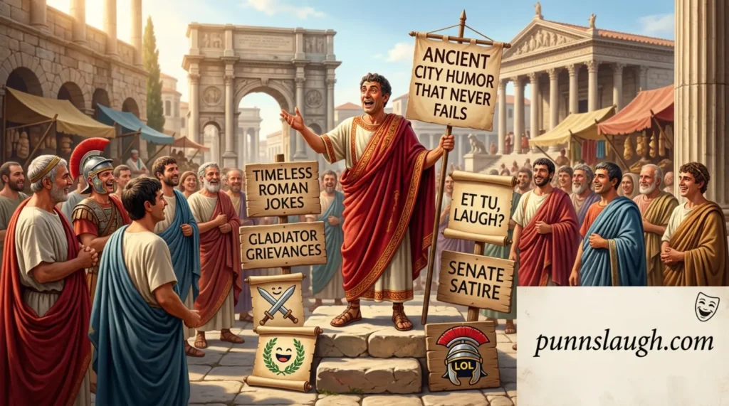 ANCIENT CITY HUMOR THAT NEVER FAILS