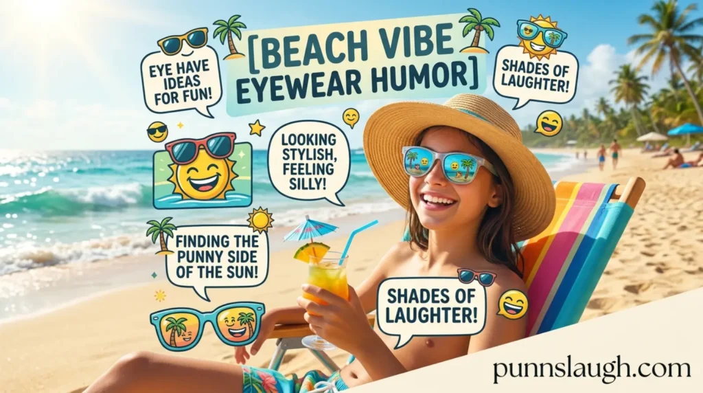 Beach Vibe Eyewear Humor