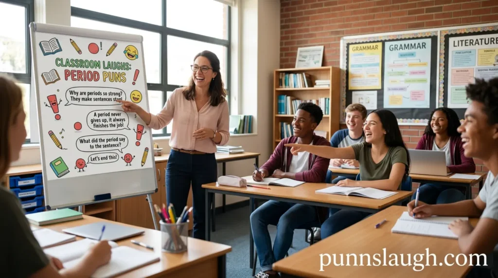 Classroom Laughs Using Period Puns