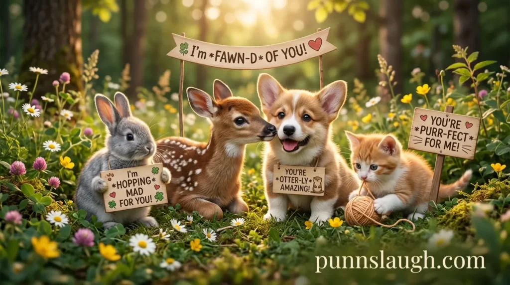 Cute Animal Love Puns
