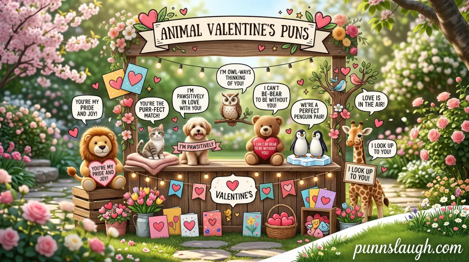 Animal Valentines Puns
