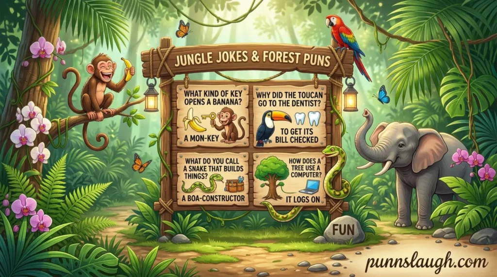Forest and jungle jokes