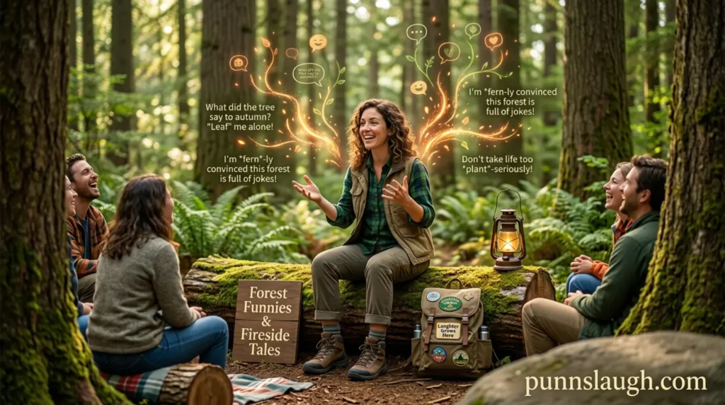 Forest spark humor that grows