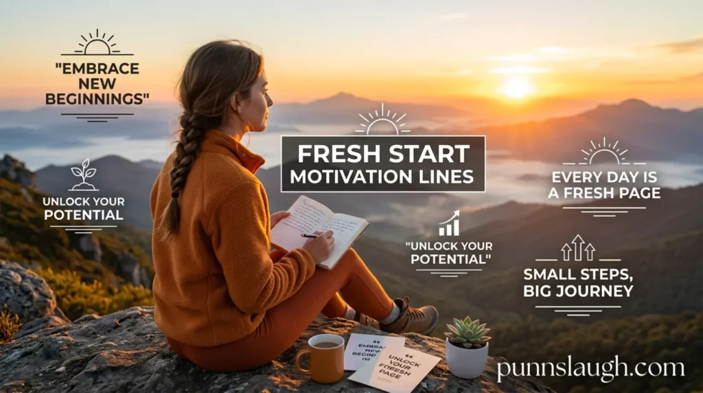 Fresh Start Motivation Lines