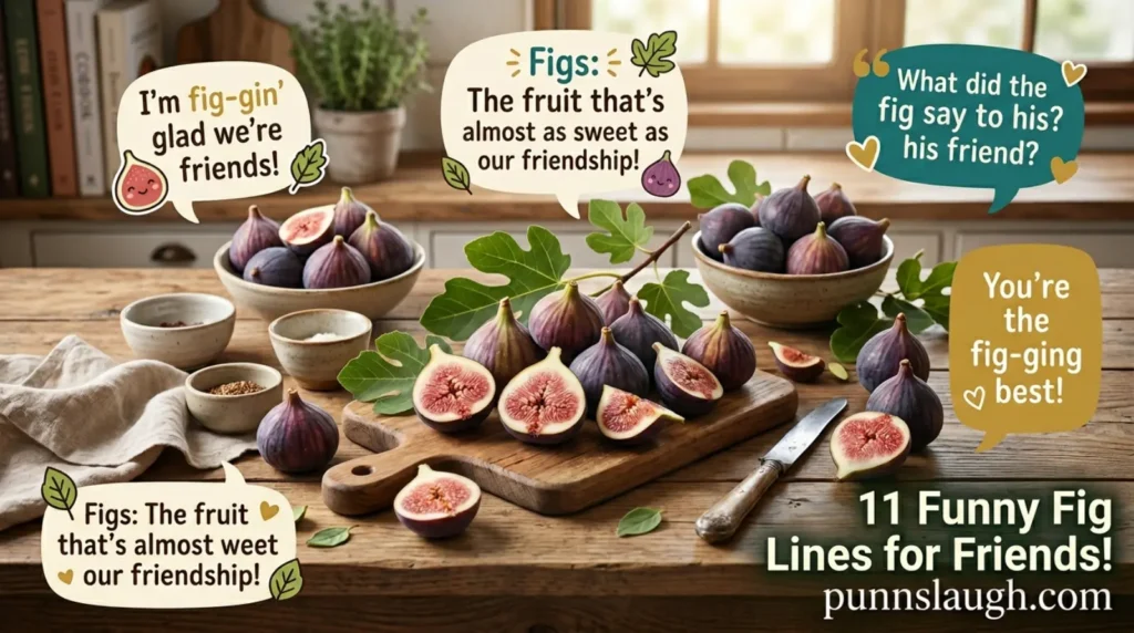 Funny Fig Lines for Friends