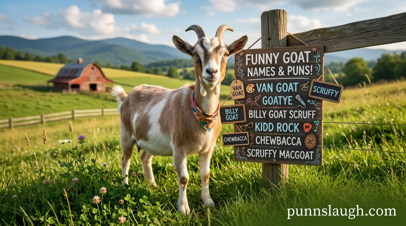 Funny Goat Names Puns
