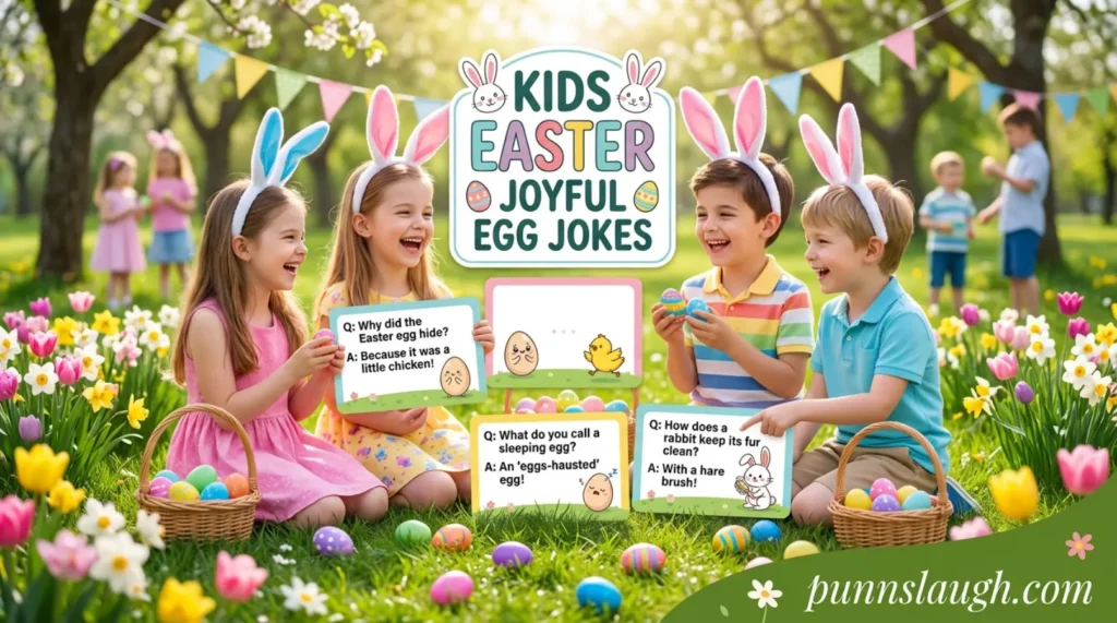 Kids Easter Joyful Egg Jokes