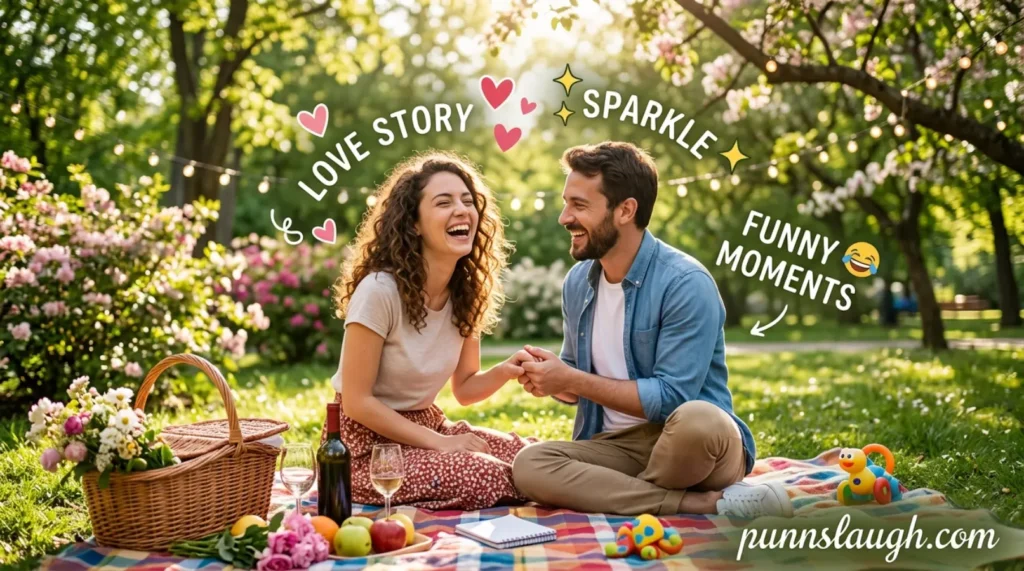 Love Story Sparkle With Funny 
