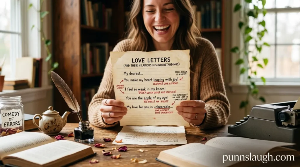 Love letters with hilarious misunderstandings