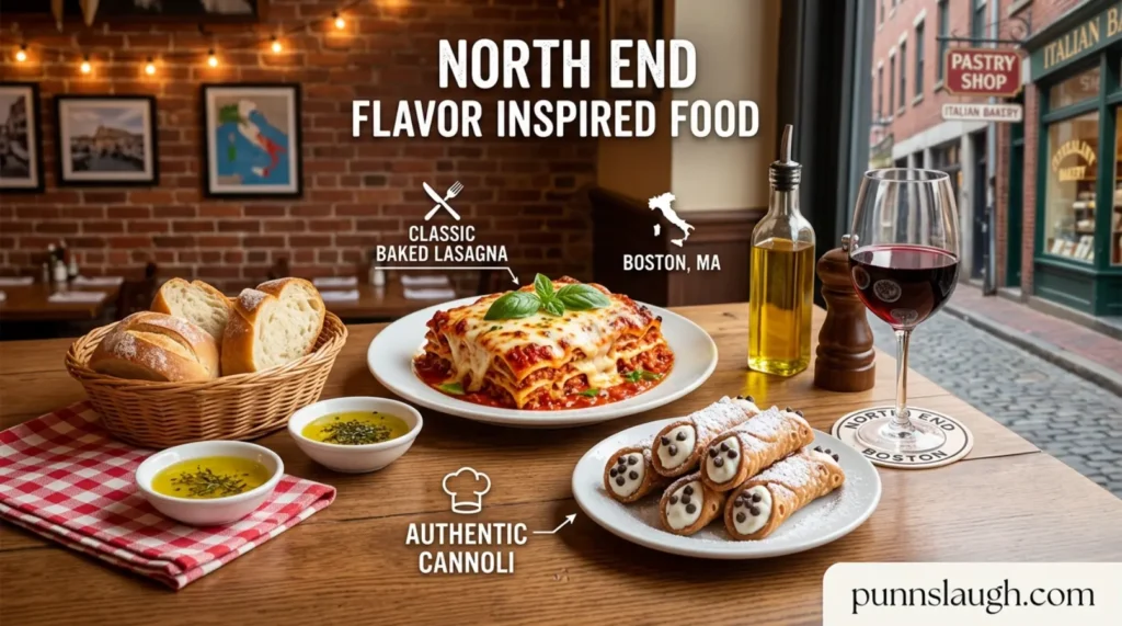 North End flavor inspired food