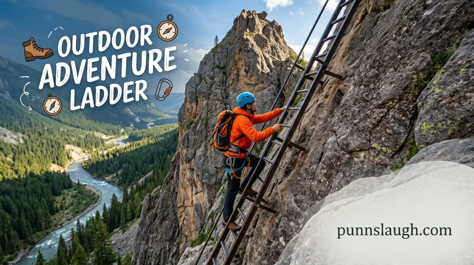 Outdoor adventure ladder