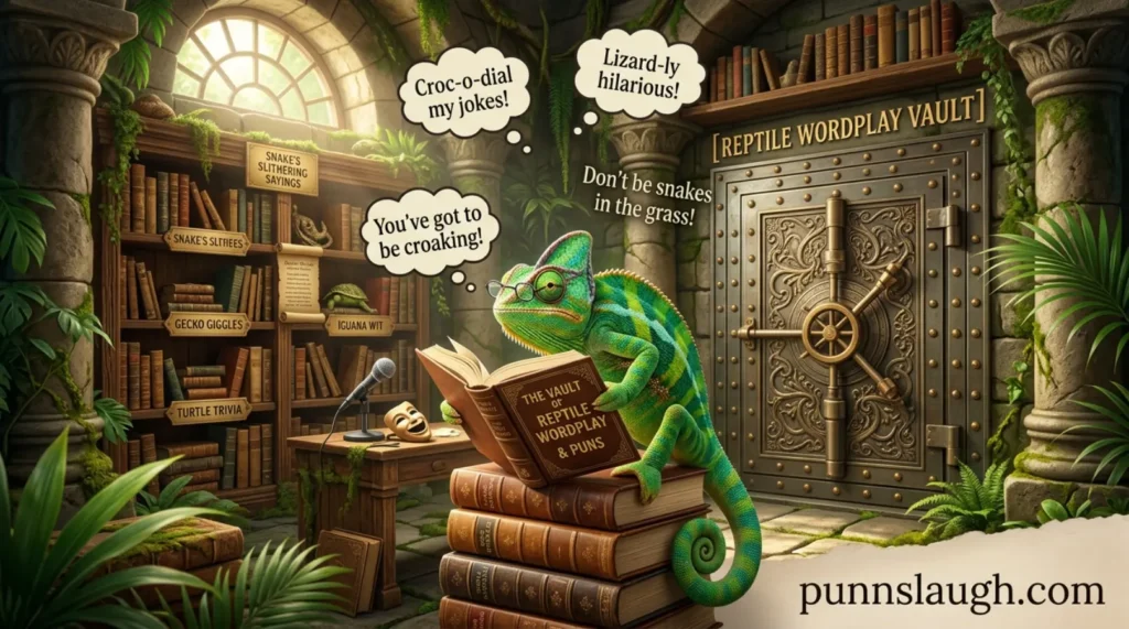 Reptile wordplay vault