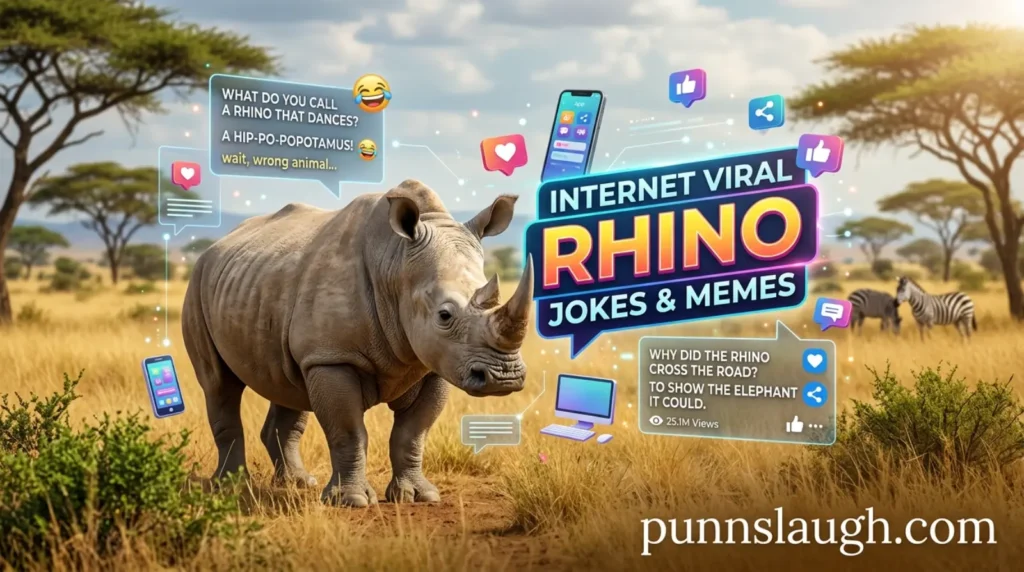 Internet Style Viral Rhino Joke