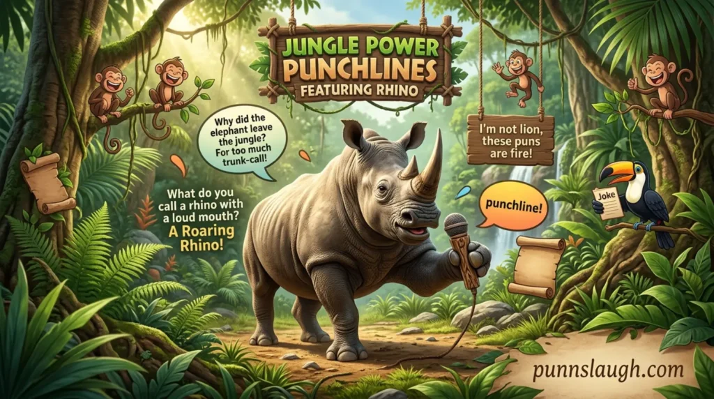 Jungle Power Punchlines Featuring Rhino