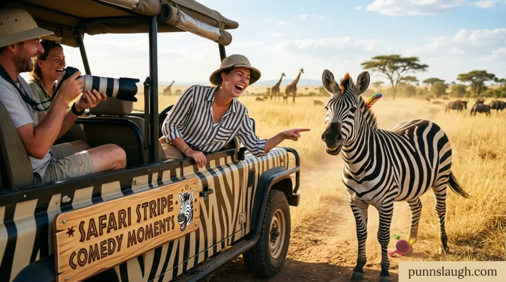 Safari Stripe Comedy Moments