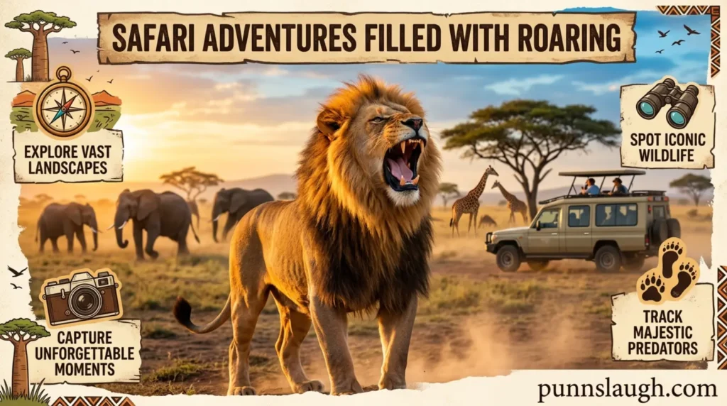 Safari Adventures Filled With Roaring
