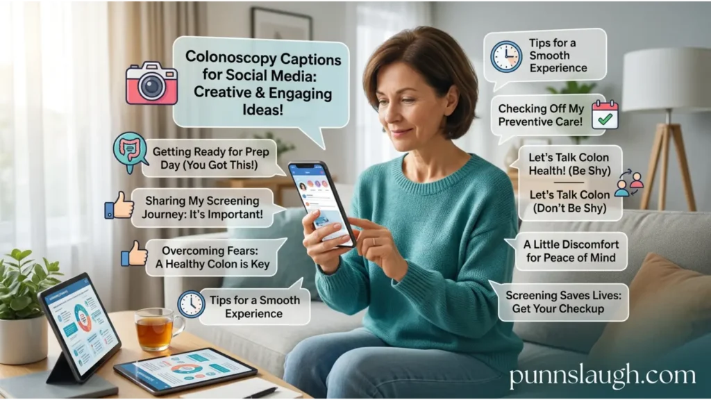 Colonoscopy Captions for Social Media