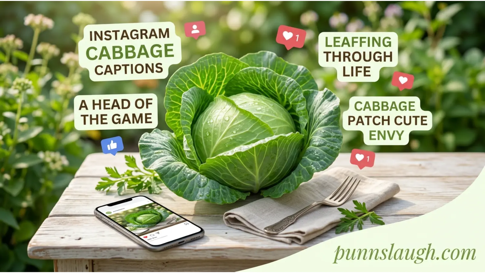 Instagram Cabbage Captions for Social Media