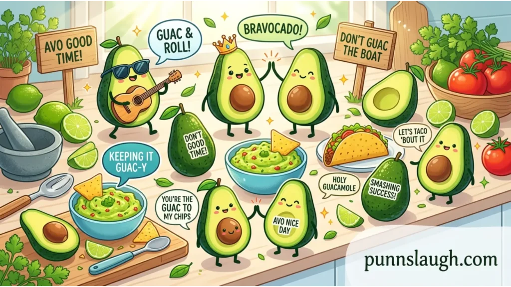 Avocado Puns for Instagram