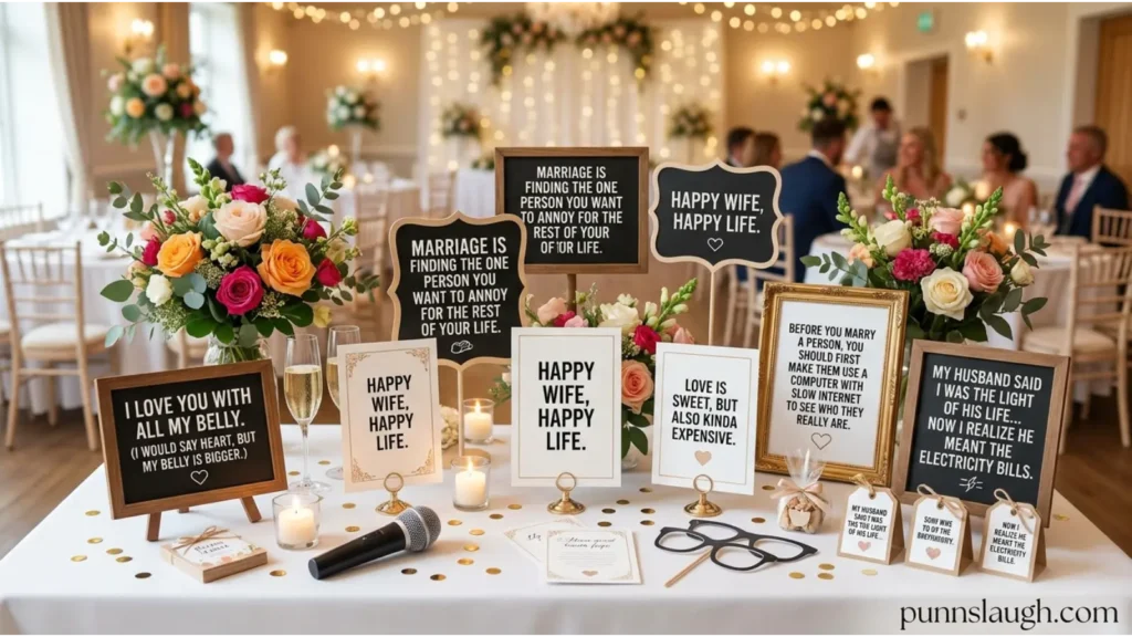 Funny Wedding One Liners