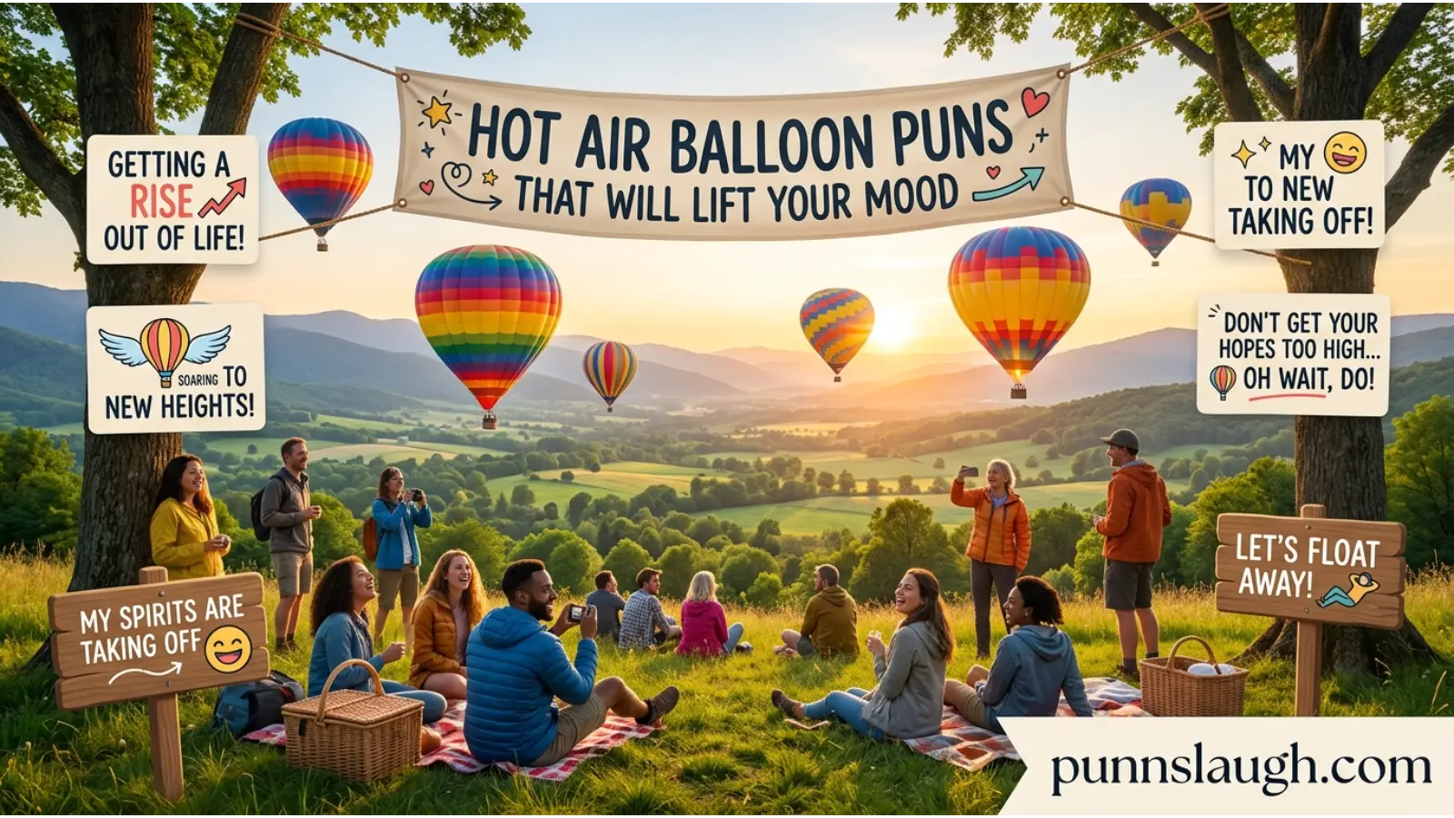 Hot Air Balloon Puns That Will Lift Your Mood