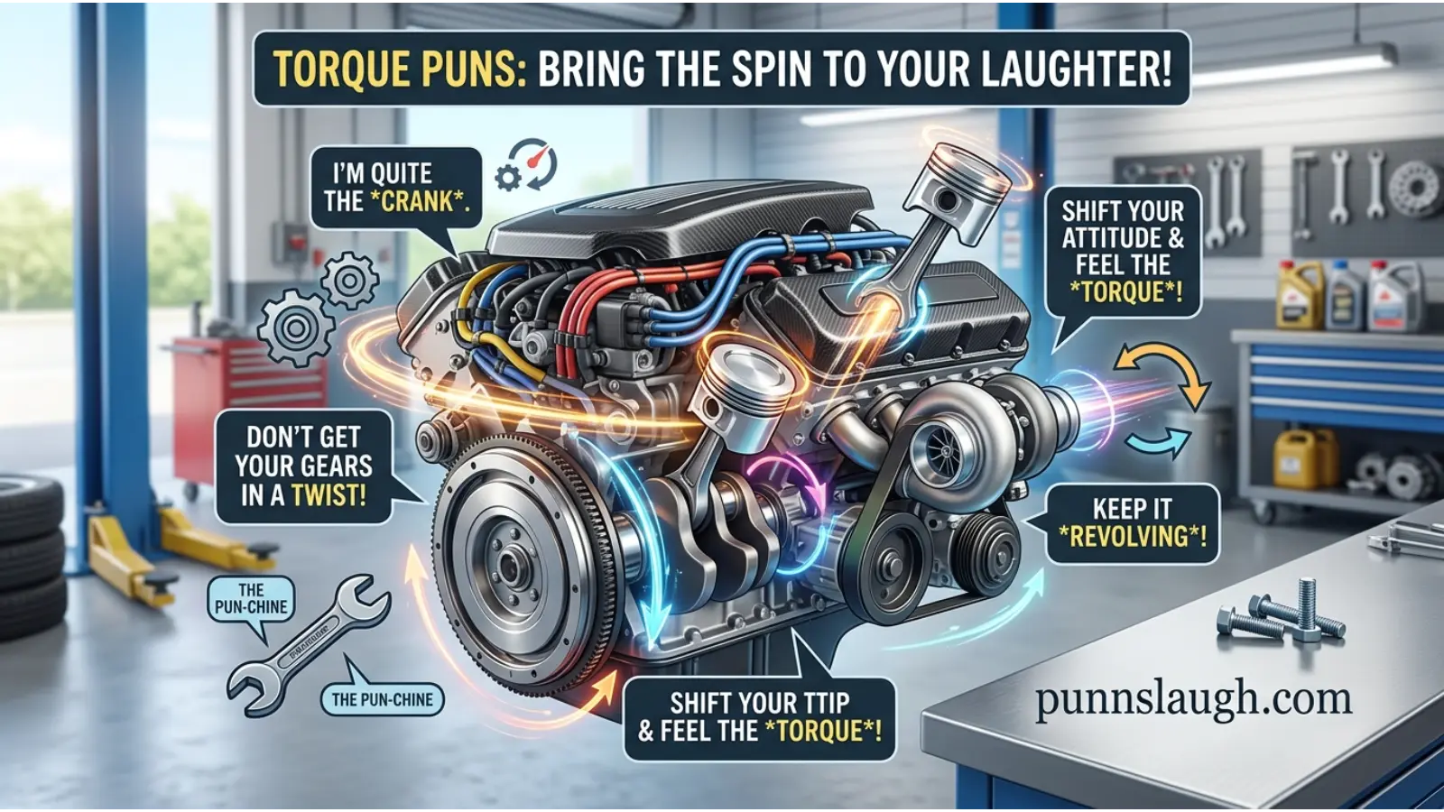 Torque Puns That Bring Spin to Engine Joke