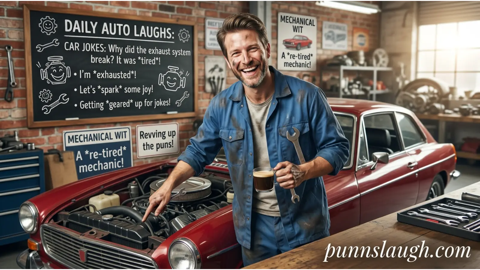 Engine Jokes and Automotive Puns